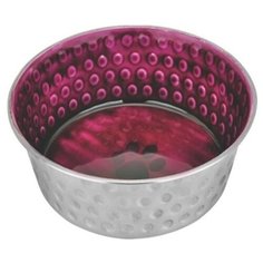 Миска Lilli Pet Candy д/жив.,525 мл, серебристо- фиолетовая