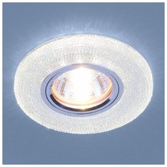 Встраиваемый точечный светильник со светодиодной подсветкой Elektrostandard 2130 MR16 CL прозрачный