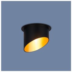 Встраиваемый точечный светильник Elektrostandard 7005 MR16 BK/GD черный/золото