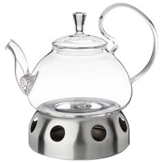 Чайник заварочный с фильтром из нжс и подставкой для подогрева 800 мл Agness (891-035)