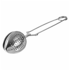 Заварочное ситечко щипцы для чая, серебристый, 16х4х5 см, MARMA MM-TEA-01