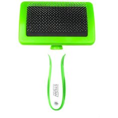 Пуходерка с каплей для животных "STEFAN", L, GSB125 / расческа для собаки / щетка для кошек