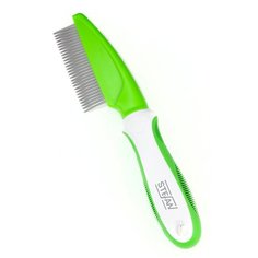 Расческа для животных с вращающимися зубьями "STEFAN", 29 зубьев, GСR029 / гребень /пуходерка