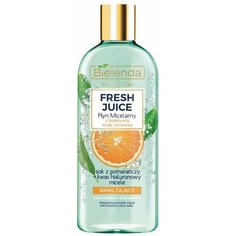 Bielenda увлажняющая мицеллярная вода с экстрактом апельсина Fresh Juice, 500 мл