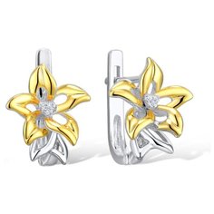 VALTERA Серьги с бриллиантами из серебра 117795