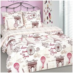 Постельное белье Прогулка по Парижу 2 спальный Артпостель