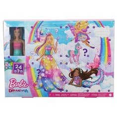 Кукла Барби и Адвент Barbie календарь сюрпризов Dreamtopia