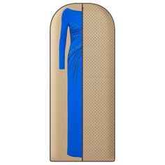 Чехол длинный для платьев Homsu, костюмов и пальто Горох, 150*60 см 3шт