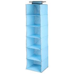 Кофр подвесной "Мишка" 6 секций , Д1200 Ш300 В300, голубой Handy Home
