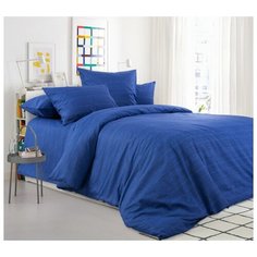 Постельное белье «Синий агат», перкаль (Евро) Текс Дизайн