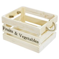 Ящик деревянный для хранения и декора 230х290х190 мм (малый) Комплект Агро