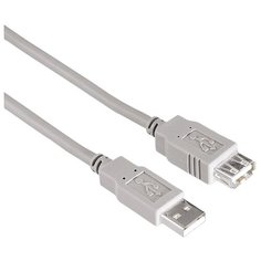 Удлинитель HAMA USB - USB (00030618) 3 м, серый