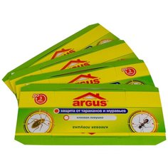 Ловушка ARGUS от тараканов и муравьев Домик, 4 шт.