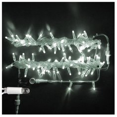 Гирлянда Rich LED Нить RL-S10C-220V-CT, 1000 см, 100 ламп, белые диоды/прозрачный провод