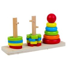 Пирамидка Сима-ленд Цветочки и кружочки