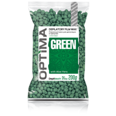 Depiltouch Пленочный воск OPTIMA Green в гранулах 200 г