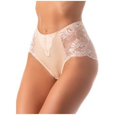 ФЭСТ Трусы слипы высокой посадки, размер 128-134, бежевый