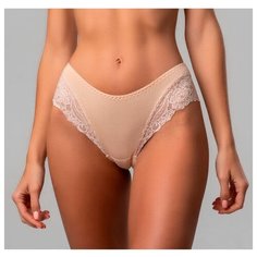 ФЭСТ Трусы слипы средней посадки, размер 96-102, бежевый