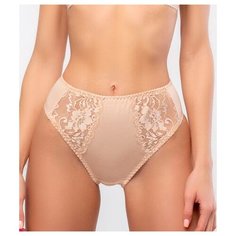 ФЭСТ Трусы слипы высокой посадки, размер 108-114, бежевый