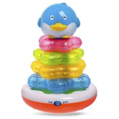 ZABIAKA Пирамидка музыкальная "Пингвин", световые и звуковые эффекты, №SL-01790 3613854