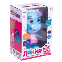 ZABIAKA Игрушка интерактивная "Лакки" Бегемотик голубой, свет, звук SL-02954b 4470004