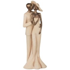 Статуэтка Lefard Фьюжн. Влюбленные, 39 см белый/коричневый