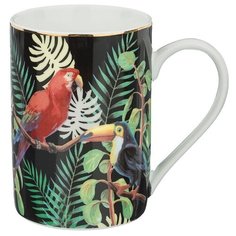 Lefard Кружка 86-2237 280 мл черный/зеленый