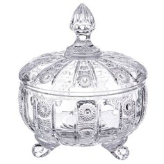 Lefard Конфетница Muza Crystal 12 см прозрачный