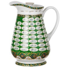 Кувшин Lefard 99 имен Аллаха 86-2043 1.5 л зеленый/белый