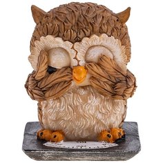 Статуэтка Lefard Совята итри, 8.5 см (537-345) коричневый