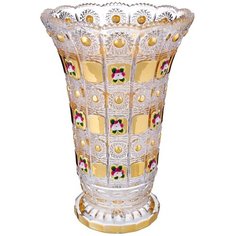 Ваза Lefard Gold glass (195-125), прозрачный/золотой