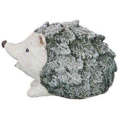 Статуэтка Lefard Ежик, 8.5 см серый/белый