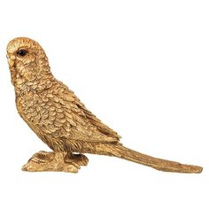 Статуэтка Lefard Silver&Gold Попугай, 17.5 см золотистый