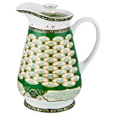 Кувшин Lefard 99 имен Аллаха 86-2301 1.5 л белый/зеленый