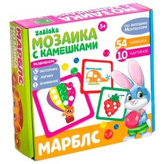 ZABIAKA Марблс "Мозаика с камешками" по методике Монтессори 3744926