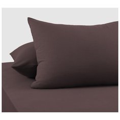 Наволочки трикотажные Шоколад 50x70 2 шт, 100% хлопок Текс Дизайн