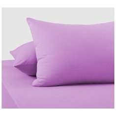 Наволочки трикотажные Сирень 50x70 2 шт, 100% хлопок Текс Дизайн