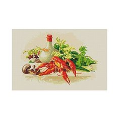 Кристальная мозаика (алмазная вышивка) "ФРЕЯ" ALV-1 06 "Омары" 28 х 45 см