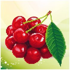 Кристальная мозаика (алмазная вышивка) "ФРЕЯ" ALV-5 05 "Вишня" 25 х 25 см