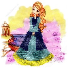 Набор для вышивания бисером "WH" ДП0002 Принцесса-2 Woman Hobby