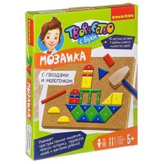BONDIBON Мозаика с гвоздями и молоточком ВВ2691