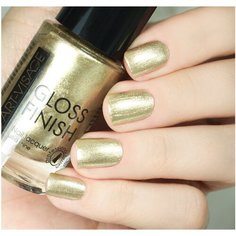 Лак ART-VISAGE Gloss Finish Nail Lacquer, 8.5 мл, 116 золотая крошка