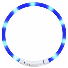Электронный ошейник Xiaomi Little Beast Star Pet Glowing Collar LED (XL81-5001), 19 см синий