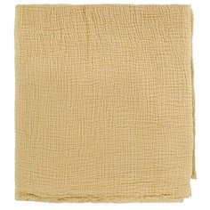 Покрывало TKANO Essential из жатого хлопка, 180х240 см, TK20-BS0001, горчичный