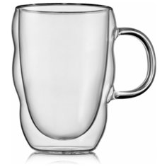 Термокружка Walmer Serena с двойными стенками, 0.3 л, цвет прозрачный