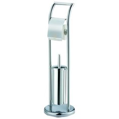 Ершик напольный My Space TS54, с держателем для туалетной бумаги, DIA. 19*19*75 см