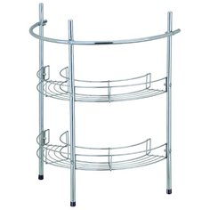 Этажерка-полка для ванной UniStor Stella 2-х ярусная под раковину
