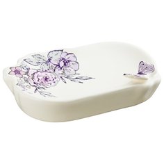 Мыльница настольная керамика, Butterfly Fora