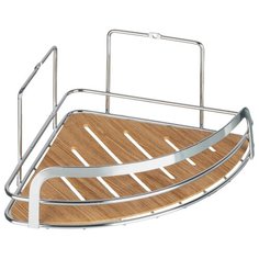 Полка для ванной комнаты угловая одинарная, Wood Fora
