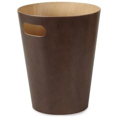 Корзина для мусора Woodrow эспрессо Umbra